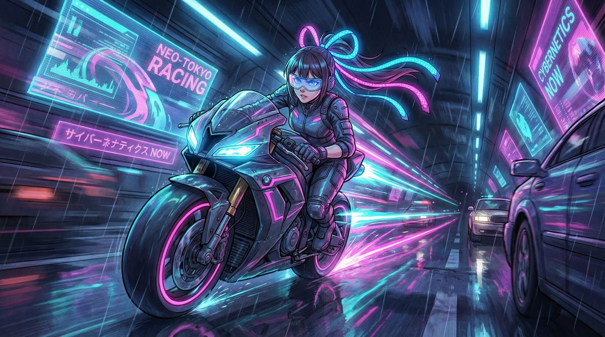 暗网动漫-极速追击赛博飞车